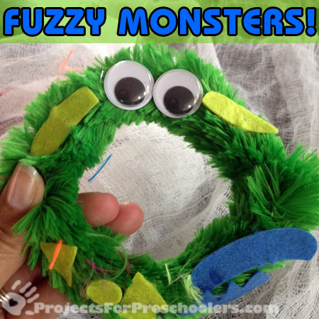 make fuzzy monsters
