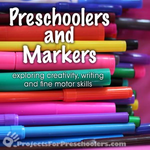 Preschoolers and Markers