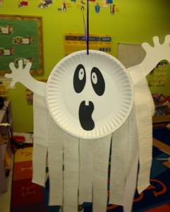 Paper Plate Ghost