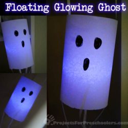 Make a floating paper ghost craft