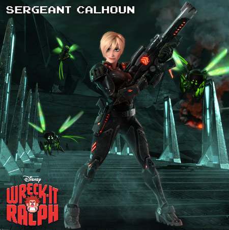 Sgt. Calhoun in Wreck-It Ralph Sgt. Calhoun in Wreck-It Ralph