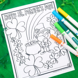 Free St. Patrick’s Day coloring page