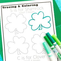 Shamrock and Clover Tracing