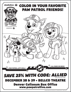 PAW Patrol coloring page