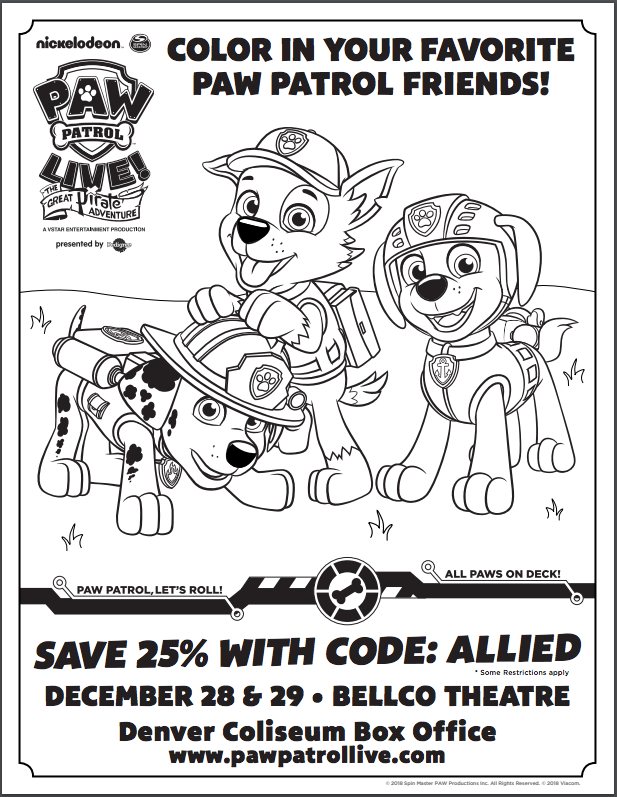 All Paws on Deck: Paw Patrol, Color By Number Activity Book